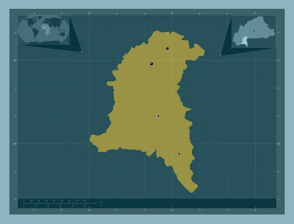 Sud Ouest Регион Буркина Фасо Твердая Форма Цвета Места Расположения — стоковое фото