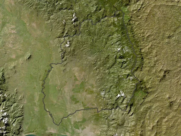 布隆迪省布班扎 低分辨率卫星地图 — 图库照片