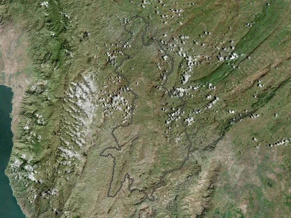 Gitega Provinsen Burundi Högupplöst Satellitkarta — Stockfoto