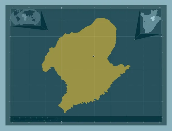 Karuzi Επαρχία Του Μπουρούντι Ατόφιο Χρώμα Τοποθεσίες Μεγάλων Πόλεων Της — Φωτογραφία Αρχείου