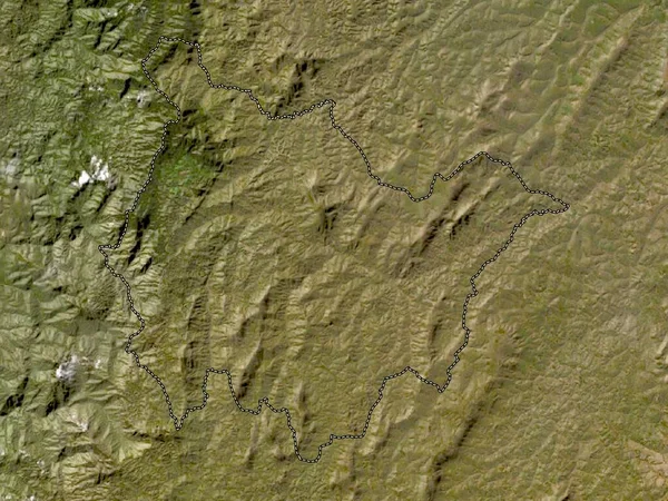 ブルンジ共和国のムラムヤ県 低解像度衛星地図 — ストック写真
