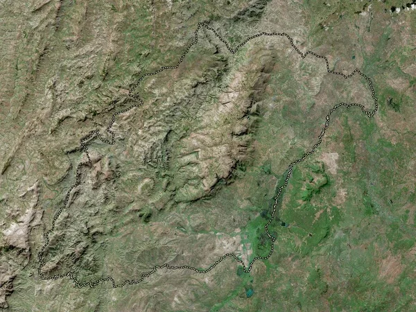 ルタナ ブルンジの州 高解像度衛星地図 — ストック写真