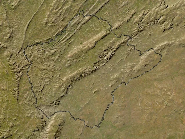 ルイギ ブルンジの州 低解像度衛星地図 — ストック写真