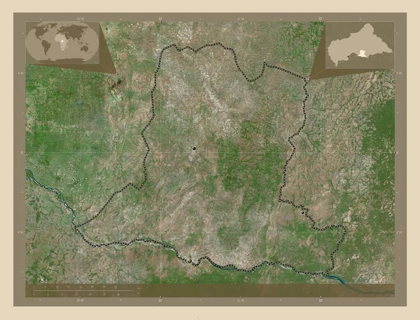 Basse Kotto Prefeitura República Centro Africana Mapa Satélite Alta Resolução — Fotografia de Stock