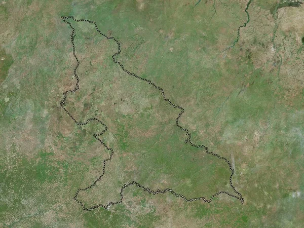 Haut Mbomou Prefeitura República Centro Africana Mapa Satélite Alta Resolução — Fotografia de Stock
