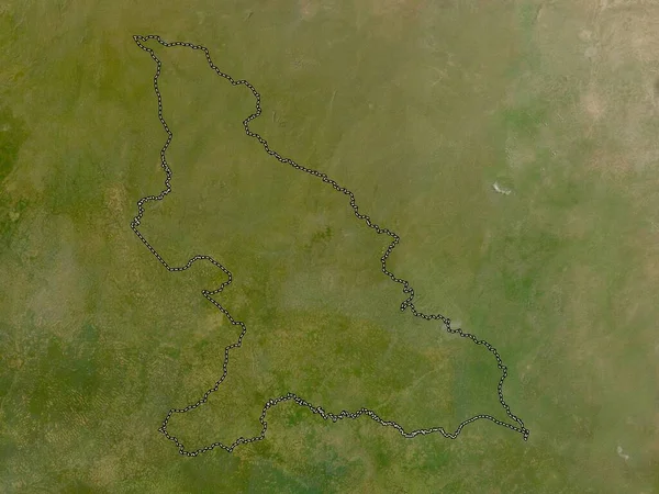 Haut Mbomou Prefectura República Centroafricana Mapa Satelital Baja Resolución — Foto de Stock