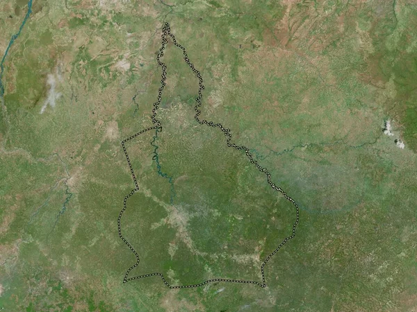 Nana Grebizi Prefectura Económica República Centroafricana Mapa Satélite Alta Resolución — Foto de Stock
