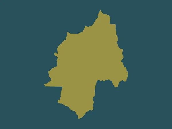 中央アフリカ共和国の県大阪市 単色形状 — ストック写真