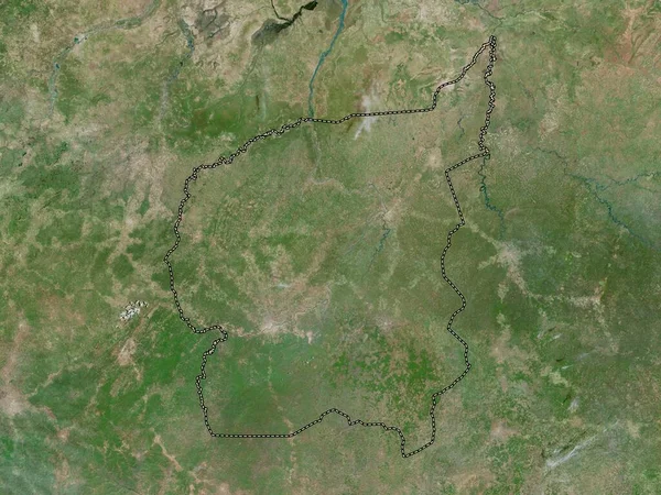 Ouham Prefekturen Centralafrikanska Republiken Högupplöst Satellitkarta — Stockfoto