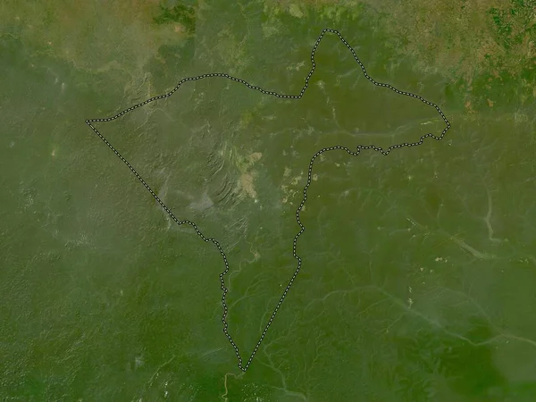 Sangha Mbaere Prefectura Económica República Centroafricana Mapa Satelital Baja Resolución —  Fotos de Stock