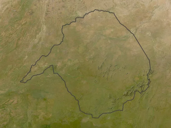 Vakaga Präfektur Der Zentralafrikanischen Republik Satellitenkarte Mit Niedriger Auflösung — Stockfoto