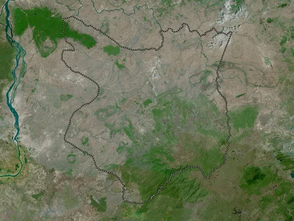 Mondol Kiri Kamboçya Vilayeti Yüksek Çözünürlüklü Uydu Haritası — Stok fotoğraf
