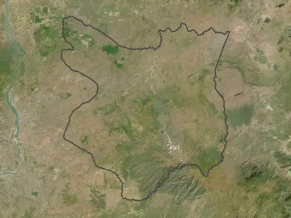 Mondol Kiri Oblast Kambodže Satelitní Mapa Nízkým Rozlišením — Stock fotografie