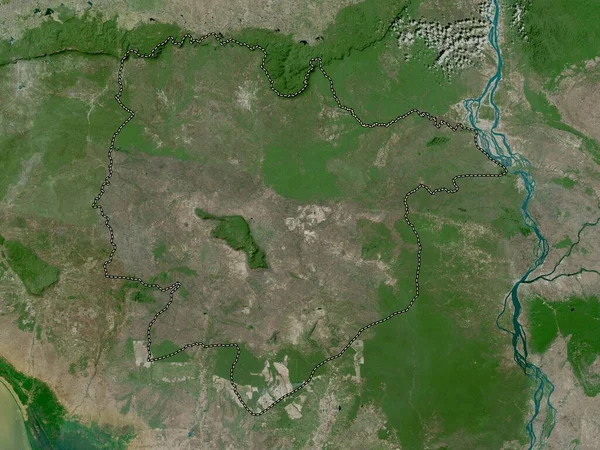 Preah Vihear Província Camboja Mapa Satélite Alta Resolução — Fotografia de Stock