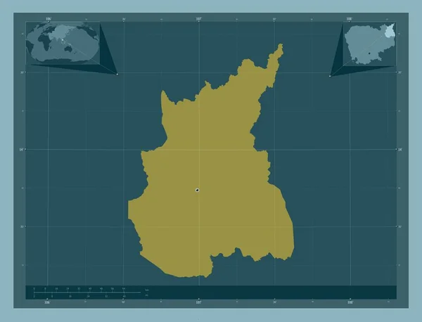 캄보디아의 색깔의 Corner Auxiliary Location — 스톡 사진