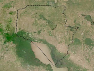 Siemreab, Kamboçya vilayeti. Düşük çözünürlüklü uydu haritası