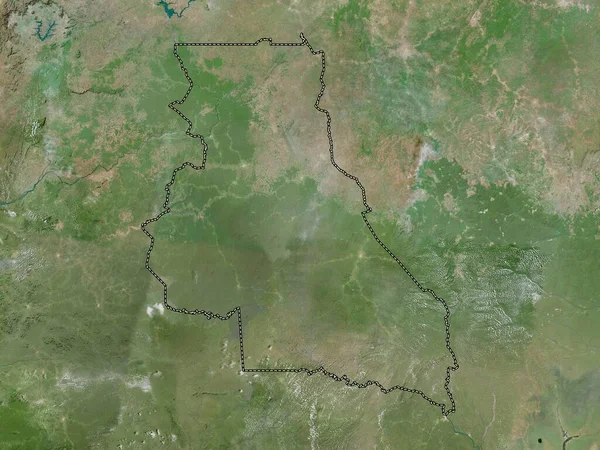Est Regionen Kamerun Högupplöst Satellitkarta — Stockfoto