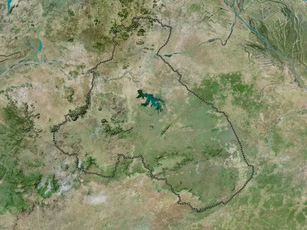 Nord Região Dos Camarões Mapa Satélite Alta Resolução — Fotografia de Stock