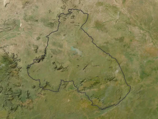 Nord Regionen Kamerun Lågupplöst Satellitkarta — Stockfoto