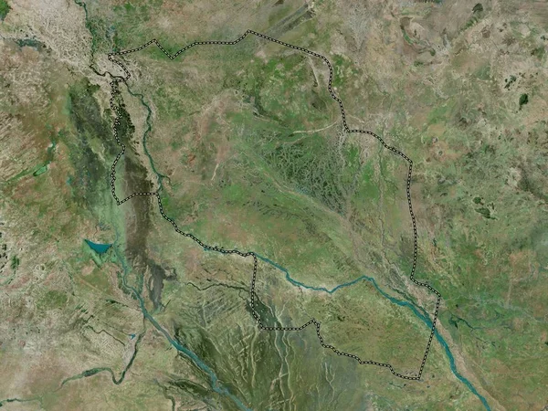 Chari Baguirmi Regionen Tchad Högupplöst Satellitkarta — Stockfoto