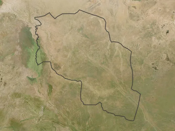 Chari Baguirmi Regio Van Tsjaad Satellietkaart Met Lage Resolutie — Stockfoto