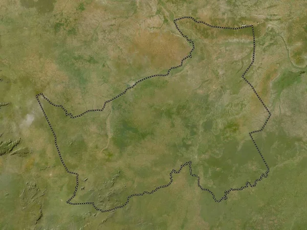 Logone Oriental Regionen Tchad Lågupplöst Satellitkarta — Stockfoto