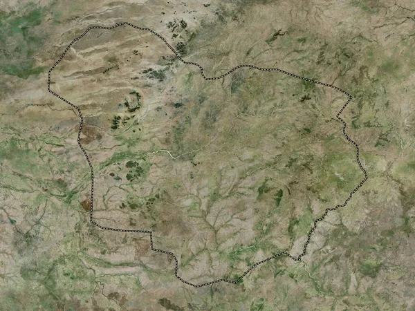 Ouaddai Wilayah Chad Peta Satelit Resolusi Tinggi — Stok Foto