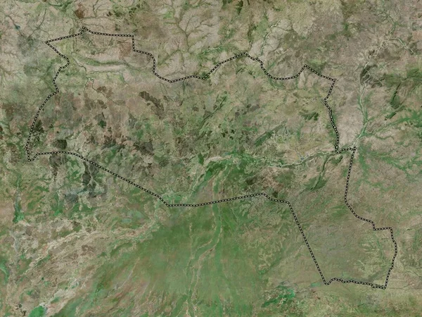 Sila Región Chad Mapa Satélite Alta Resolución — Foto de Stock