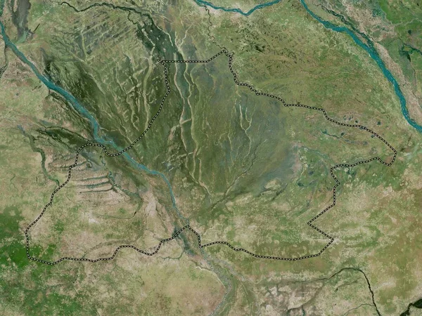 Tandjile Region Tschad Hochauflösende Satellitenkarte — Stockfoto