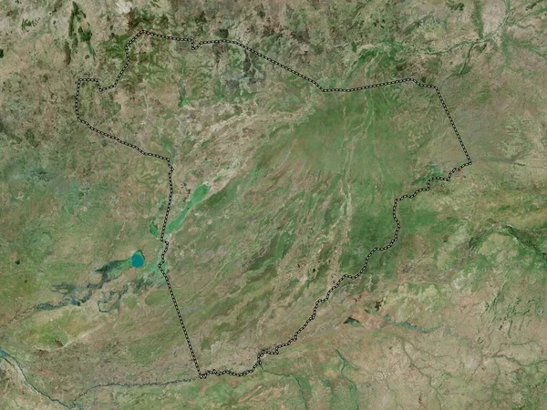 Salamat Regio Van Tsjaad Satellietkaart Met Hoge Resolutie — Stockfoto
