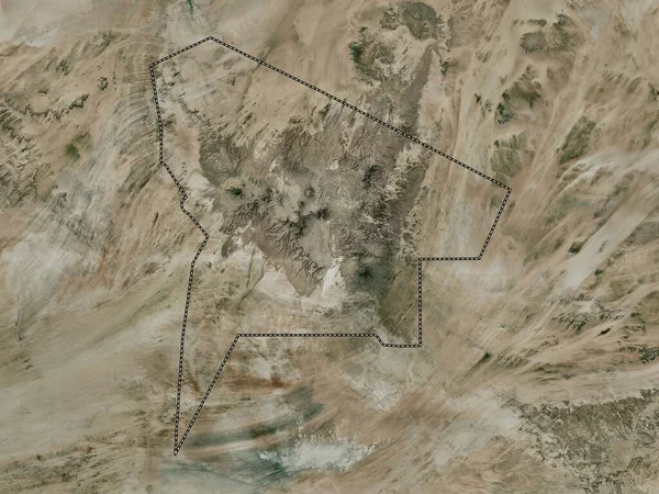 Tibesti Çad Bölgesi Yüksek Çözünürlüklü Uydu Haritası — Stok fotoğraf