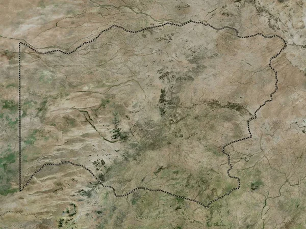 Wadi Fira Région Tchad Carte Satellite Haute Résolution — Photo