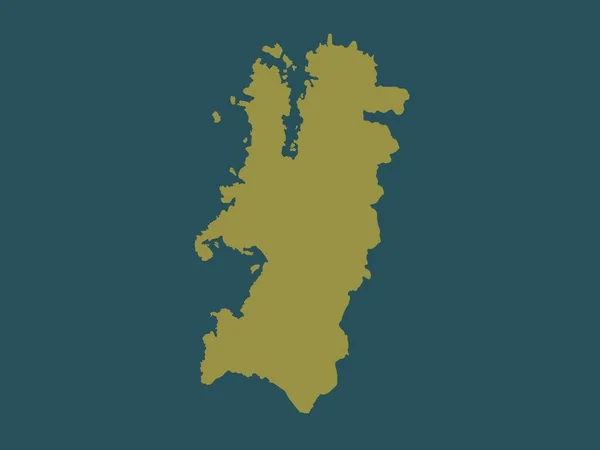 アイゼン ジェネラル カルロス イバネス カンポ チリの地域 単色形状 — ストック写真