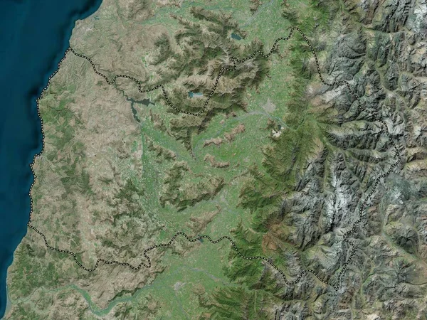 Regionen Del Libertador General Bernardo Higgins Regionen Chile Högupplöst Satellitkarta — Stockfoto