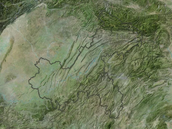 Chongqing Município China Mapa Satélite Alta Resolução — Fotografia de Stock