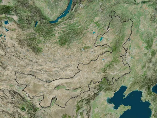 Nei Mongol Autonome Regio Van China Satellietkaart Met Hoge Resolutie — Stockfoto