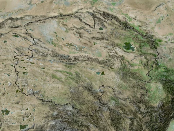 Qinghai Province China High Resolution Satellite Map — Stock Photo, Image