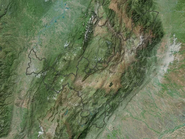 Boyaca Colombias Departement Högupplöst Satellitkarta — Stockfoto