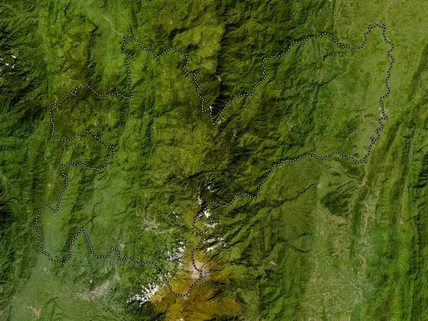 Caldas Departamento Colômbia Mapa Satélite Baixa Resolução — Fotografia de Stock