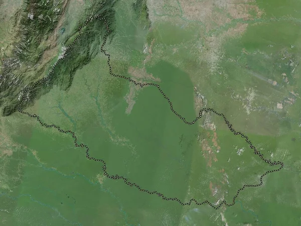 Caqueta Úmysl Kolumbie Satelitní Mapa Vysokým Rozlišením — Stock fotografie