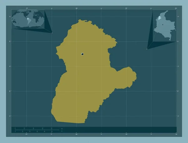 코르도바 콜롬비아 색깔의 Corner Auxiliary Location — 스톡 사진