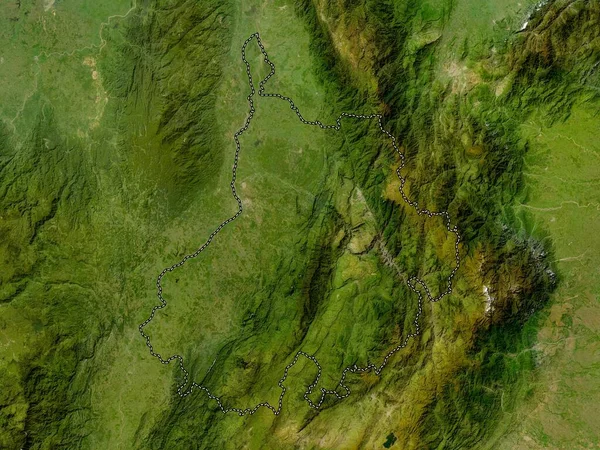 Santander Departament Kolumbii Mapa Satelitarna Niskiej Rozdzielczości — Zdjęcie stockowe