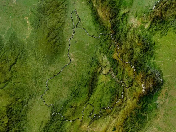 Santander Department Colombia Low Resolution Satellite Map — Stock Photo, Image