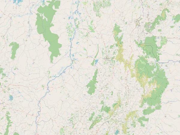 Santander Departement Von Kolumbien Open Street Map — Stockfoto