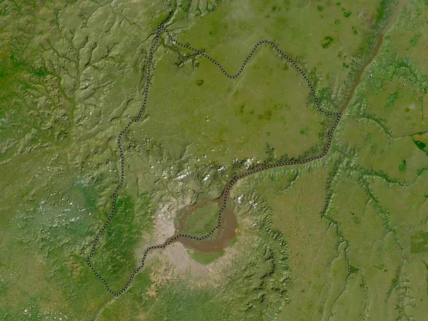 Brazzaville Regionen Kongo Lågupplöst Satellitkarta — Stockfoto