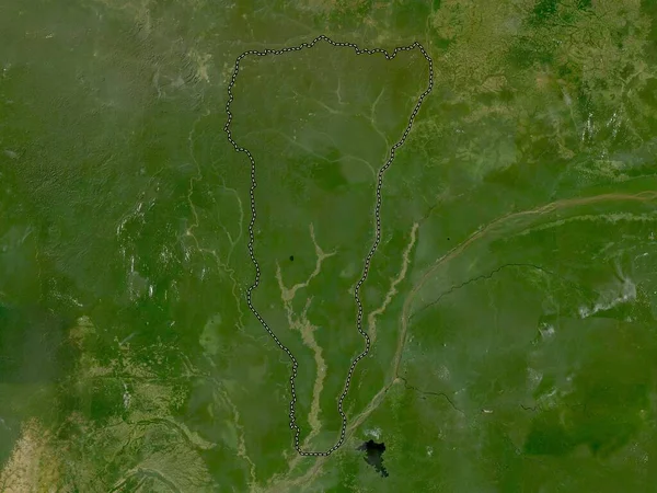Likouala Περιφέρεια Της Δημοκρατίας Του Κονγκό Χάρτης Δορυφόρου Χαμηλής Ανάλυσης — Φωτογραφία Αρχείου