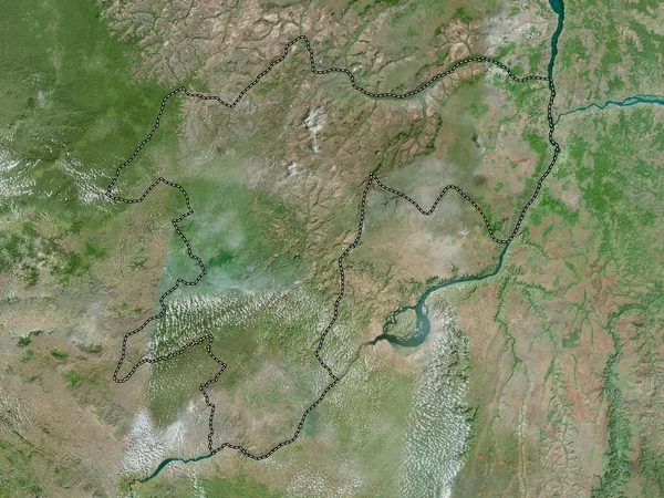 Pool Región República Del Congo Mapa Satélite Alta Resolución — Foto de Stock