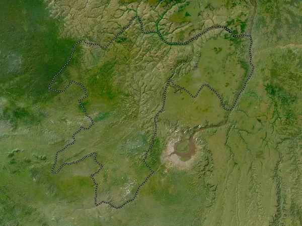 Basen Region Republiki Konga Mapa Satelitarna Niskiej Rozdzielczości — Zdjęcie stockowe