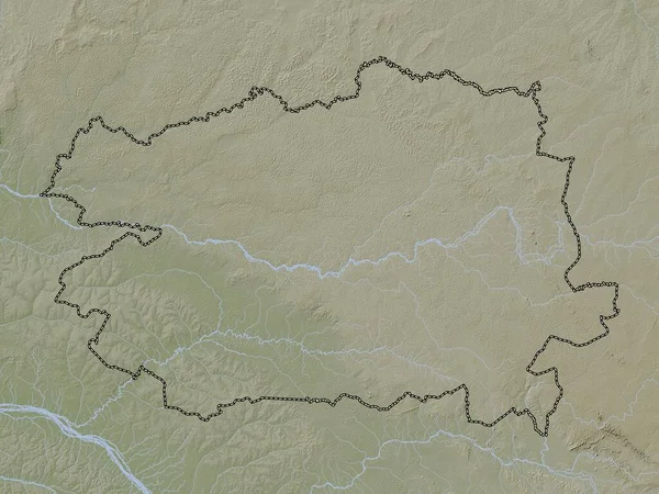 Bas Uele Provincia Della Repubblica Democratica Del Congo Mappa Dell — Foto Stock
