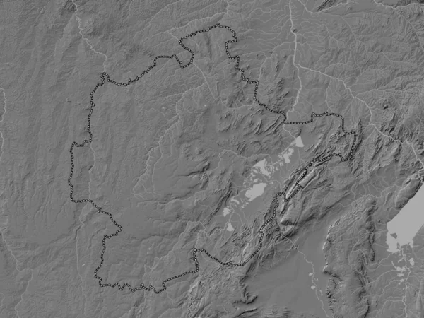 Haut Lomami Provincia República Democrática Del Congo Mapa Elevación Bilevel — Foto de Stock